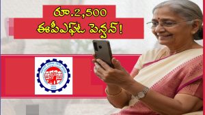 EPFO Pension Hike: ఉద్యోగులకు ఈపీఎఫ్ఓ గుడ్ న్యూస్.. కనీస పెన్షన్ ​​రూ. 2,500 పెంచే ఛాన్స్