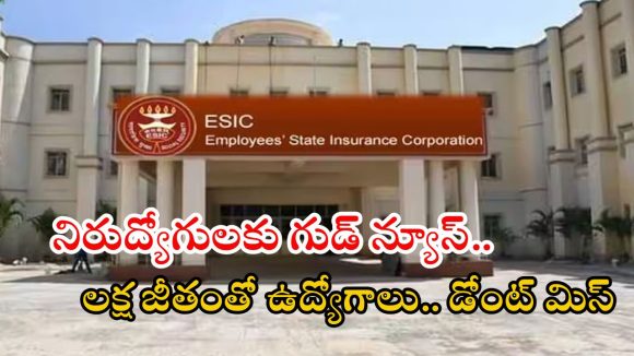 ESIC Posts: ఈఎస్ఐసీ నుంచి ఉద్యోగ నోటిఫికేషన్ విడుదల.. ఈ అర్హత ఉంటే ఉద్యోగం నీదే బాస్, డోంట్ మిస్