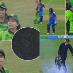 IND VS PAK Women: అర్ధాంతరంగా ఆగిపోయిన పాకిస్తాన్ మ్యాచ్..స్ప్రే కొట్టిన కెప్టెన్ స‌నా