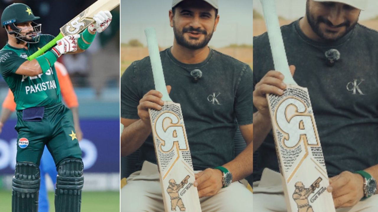 Sahibzada Farhan Bat: AK 47 బ్యాట్స్ తో ఇండియన