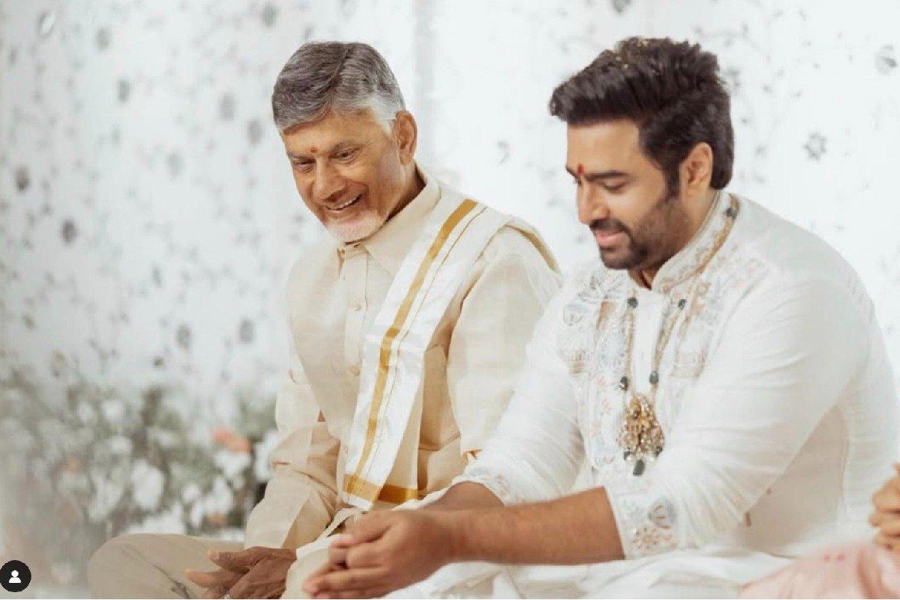 Nara Rohith -Sirisha Wedding ( Source/ Twitter ) Nara Rohith -Sirisha Wedding photo Gallery