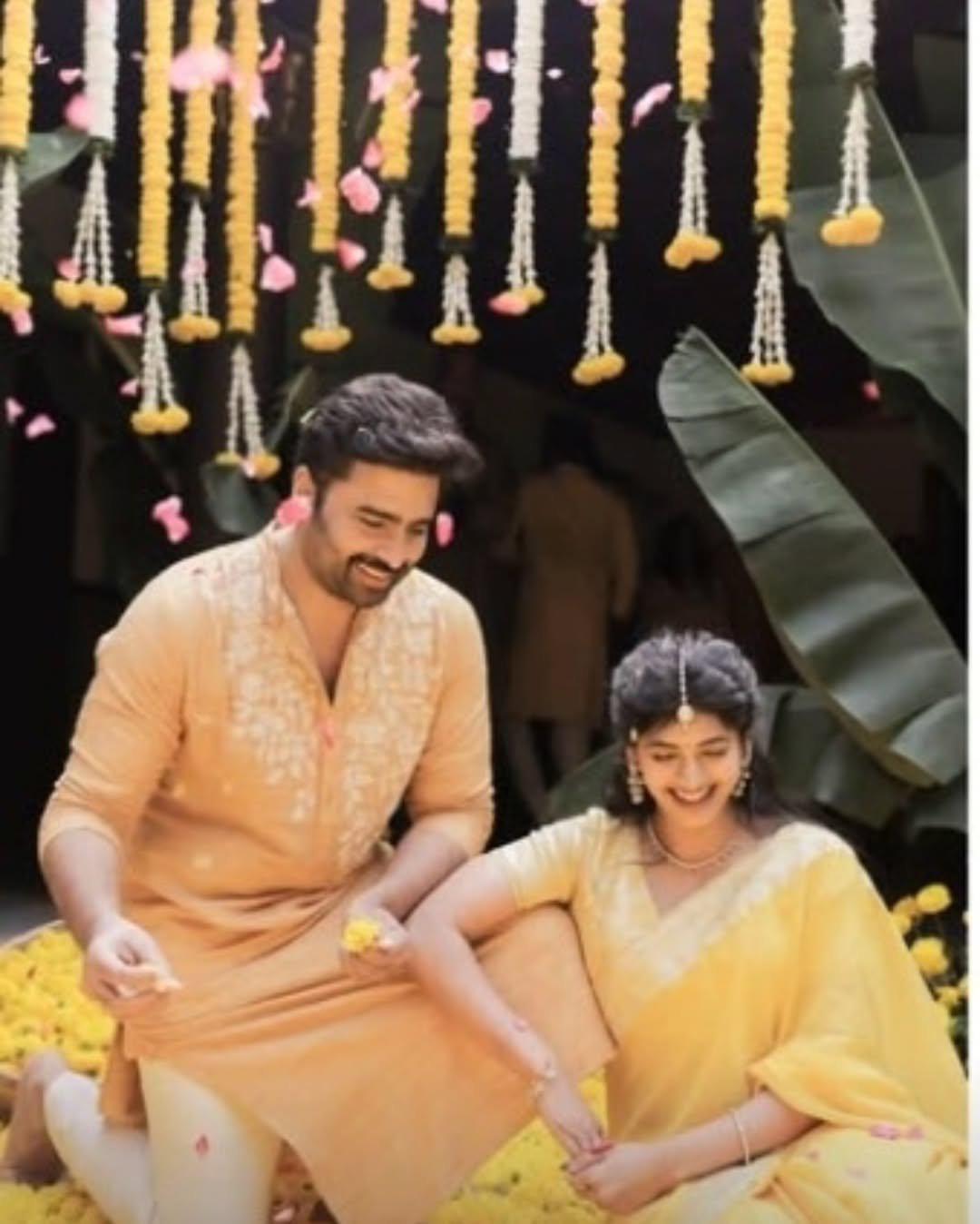 Nara Rohith -Sirisha Wedding ( Source/ Twitter ) Nara Rohith -Sirisha Wedding photo Gallery