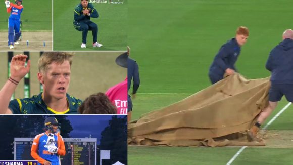 IND VS AUS: ఫస్ట్ టీ20కి బ్రేక్…అర్థాంతరంగా ఆగిపోయిన మ్యాచ్..18 ఓవర్లకు కుదింపు IND VS AUS: ఫస్ట్ టీ20కి బ్రేక్…అర్థాంతరంగా ఆగిపోయిన మ్యాచ్..18 ఓవర్లకు కుదింపు