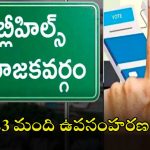 Jubilee Hills bypoll: జూబ్లీహిల్స్ ఉపఎన్నికలు.. పోటీలో 58 మంది అభ్యర్థులు