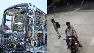 Kurnool Bus Accident: కర్నూలు బస్సు ప్రమాదంలో సంచలనం.. మద్యం మత్తులో బైకర్.. సీసీ కెమెరా దృశ్యాలు వైరల్