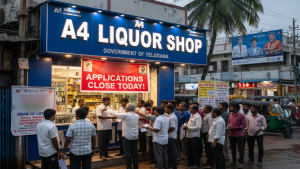 TG New Liquor Shops: మద్యం షాపుల దరఖాస్తులకు నేడే లాస్ట్.. కేటాయింపు ఎప్పుడంటే?