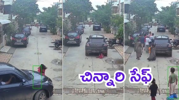 Ahmedabad News: మైనర్ కారు డ్రైవింగ్.. చిన్నారిపైకి దూసుకెళ్లింది, ఆ తర్వాత కుమ్మేశారు, వీడియో వైరల్