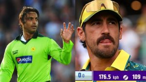 Mitchell Starc: 176.5 కిమీ వేగంతో స్టార్క్ బౌలింగ్‌..షోయ‌బ్ అక్త‌ర్ 22 ఏళ్ల రికార్డు బ‌ద్ద‌లు