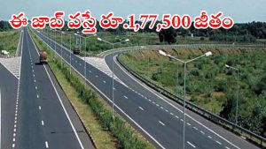 NHAI Recruitment: డిగ్రీ అర్హతతో నేషనల్ హైవేలో ఉద్యోగాలు.. నెలకు రూ.1,77,500 జీతం, ఇదే మంచి అవకాశం