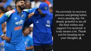 SHREYAS IYER: గాయంపై తొలిసారి స్పందించిన శ్రేయస్ అయ్యర్.. క‌న్నీళ్లు పెట్టుకోవాల్సిందే