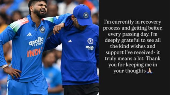 SHREYAS IYER: గాయంపై తొలిసారి స్పందించిన శ్రేయస్ అయ్యర్.. క‌న్నీళ్లు పెట్టుకోవాల్సిందే