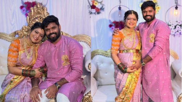 Siva jyothi: ఘనంగా శివ జ్యోతి సీమంతపు వేడుకలు.. ఫోటోలు వైరల్!