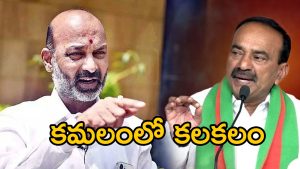 Karimnagar BJP: కరీంనగర్ జిల్లా బీజేపీలో.. బయటపడ్డ విభేదాలు..