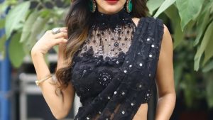 Ashu Reddy : బ్లాక్ శారీలో అందాలతో రెచ్చగొడుతున్న అషు.. అబ్బా ఏముంది..