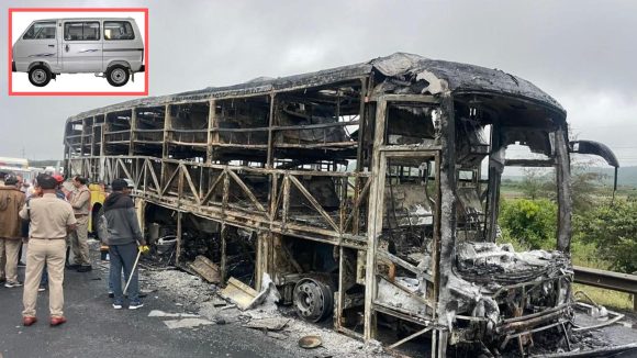 Kurnool Bus Fire: కర్నూలు బస్సు ప్రమాదంలో మూడో వాహనం ప్రమేయం.. పోలీసులకు కీలక ఆధారాలు Kurnool Bus Fire: కర్నూలు బస్సు ప్రమాదంలో మూడో వాహనం ప్రమేయం.. పోలీసులకు కీలక ఆధారాలు