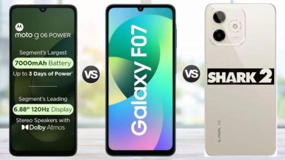 Smartphone Comparison: లావా షార్క్ 2 vs మోటో G06 పవర్ vs గెలాక్సీ M07.. రూ.8000లోపు బడ్జెట్‌లో ఏది బెటర్?