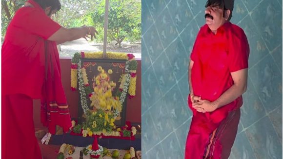Venu Swamy: శత్రువుల నాశనం కోసం వేణు స్వామి పూజలు…నీటిపై తేలియాడుతూ అలా!