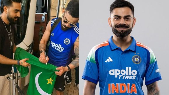 Virat Kohli: వివాదంలో విరాట్ కోహ్లీ..పాకిస్థాన్  జెర్సీపై  ఆటోగ్రాఫ్‌…? అస‌లు ఏం జ‌రిగిందంటే