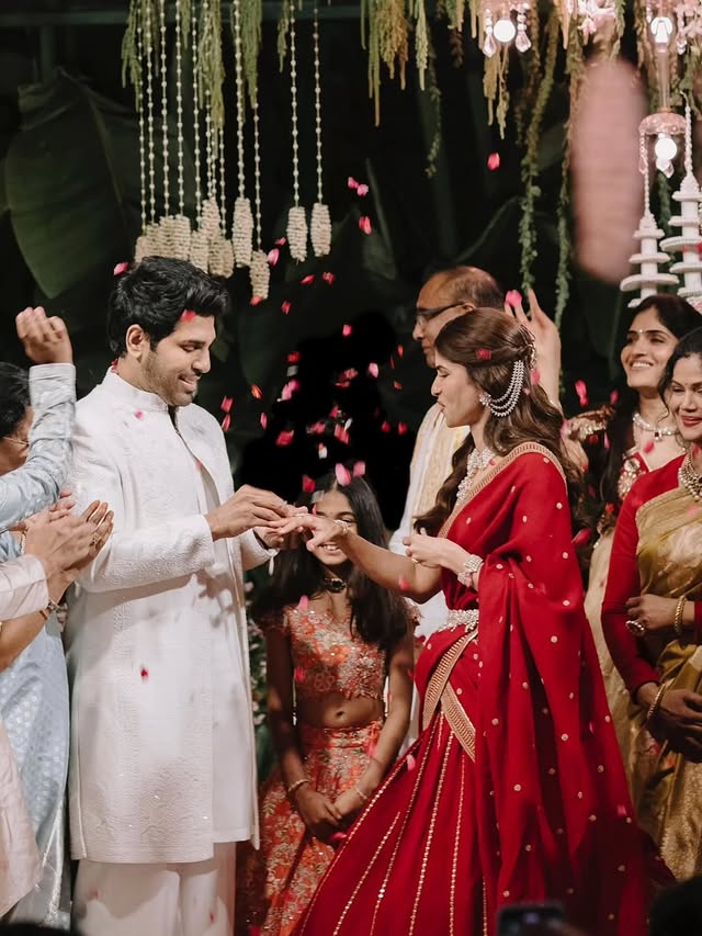 Allu Sirish ( Source /Instagram) Allu Sirish - Nayanika engagement photo Gallery