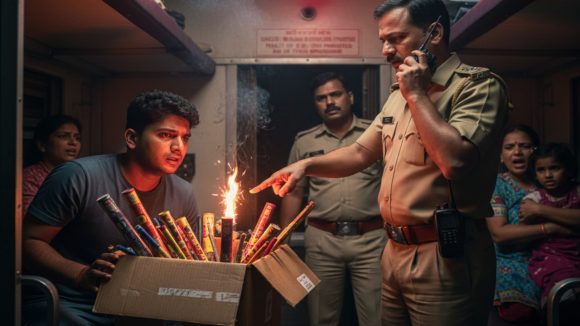 Fire Crackers Ban In Trains: రైళ్లలో బాణసంచా తీసుకెళ్తే.. జరిమానా ఎంతో తెలుసా? జైలు శిక్ష కూడా!