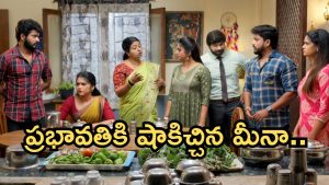 GudiGantalu Today episode: నోరు జారిన బాలు.. మీనాకు కోపం తెప్పించిన ప్రభావతి..ఇంట్లోంచి వెళ్ళిపోయిన మీనా..