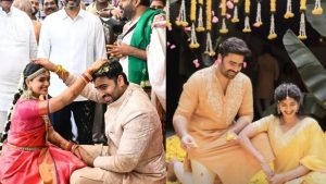 Nara Rohith – Sirisha Wedding : వివాహ బంధంలోకి అడుగు పెట్టిన హీరో, హీరోయిన్లు.. ఫోటోలు వైరల్..