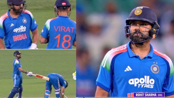 Rohit Sharma: రోహిత్ శర్మ సెంచరీ…సచిన్ రికార్డు బ్రేక్, హిట్ మ్యాన్ ప్రైవేట్ పార్ట్ పై కొట్టిన కోహ్లీ Rohit Sharma: రోహిత్ శర్మ సెంచరీ…సచిన్ రికార్డు బ్రేక్, హిట్ మ్యాన్ ప్రైవేట్ పార్ట్ పై కొట్టిన కోహ్లీ