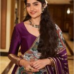 Rukmini Vasanth: పర్పుల్‌ చీరలో రుక్మిణి వసంత్‌ హోయలు.. ఆకట్టుకుంటున్న ఫోటోలు