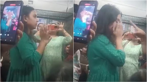 Woman Sprays Pepper: ప్రయాణికుల కళ్లల్లో పెప్పర్ స్ప్రే కొట్టిన మహిళ.. అలా ఎందుకు చేసిందంటే?