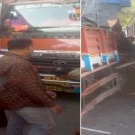 Rajendranagar Accident: ఆర్టీసీ బస్సును ఢీకొట్టిన డీసీఎం వాహనం..