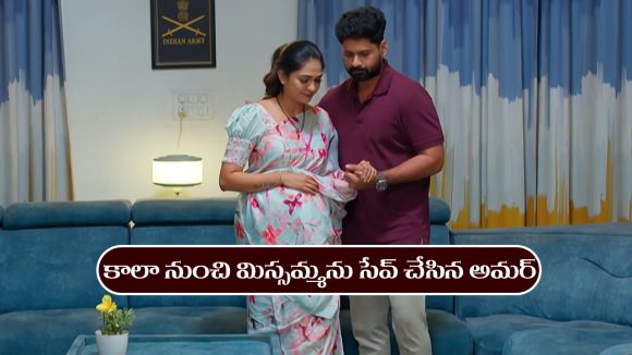 Nindu Noorella Saavasam Serial Today November 19th: ‘నిండు నూరేళ్ల సావాసం’ సీరియల్‌: కాలా బారి నుంచి మిస్సమ్మను సేవ్ చేసిన అమర్‌  