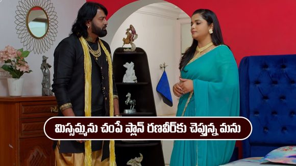 Nindu Noorella Saavasam Serial Today November 29th: ‘నిండు నూరేళ్ల సావాసం’ సీరియల్‌: మిస్సమ్మను తాను ఎలా చంపేది రణవీర్ కు చెప్పిన మనోహరి  