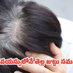 Grey Hair: కొంత మందికి.. చిన్న వయస్సులోనే తెల్ల జుట్టు ఎందుకొస్తుంది ?
