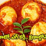 Tomato Egg Curry: టమాటో ఎగ్ కర్రీ.. ఈ అద్భుతమైన రుచికి ఎవ్వరైనా అబ్బా అనాల్సిందే !