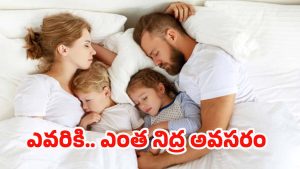Sleep By Age: వయస్సును బట్టి.. ఎవరు ఎంత నిద్రపోవాలో తెలుసా ?