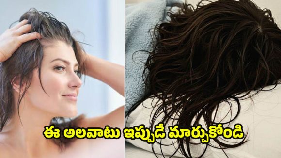 Sleeping With Wet Hair: వామ్మో.. తడి జుట్టుతో నిద్రపోతే ఇలా జరుగుతుందా ? ఇకనుంచైనా మానేయండి !