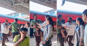 Viral Video: టికెట్ లేదని ట్రావెలర్‌పై రైల్వే అధికారి దాడి, వీడియో వైరల్