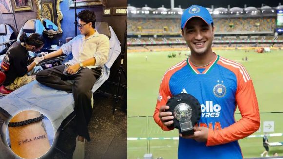 Abhishek Sharma Tattoo: అభిషేక్‌ శర్మ కొత్త టాటూ.. 10 గంటల్లోనే దాదాపు లక్ష లైక్‌లు