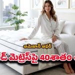 Luxury Mattresses: అమెజాన్‌లో లగ్జరీ మెట్రెస్‌పై భారీ తగ్గింపు.. ఈ ఆఫర్ మిస్ అవ్వకండి..