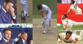 Aus vs Eng Ashes 2025-26: పేకమేడల్లా కూలిన ఇంగ్లాండ్ వికెట్లు..క‌న్నీళ్లు బ్రాడ్‌..ఆసీస్ టార్గెట్ ఎంతంటే