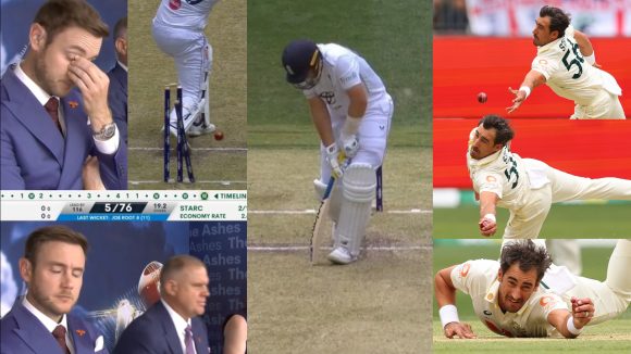 Aus vs Eng Ashes 2025-26: పేకమేడల్లా కూలిన ఇంగ్లాండ్ వికెట్లు..క‌న్నీళ్లు బ్రాడ్‌..ఆసీస్ టార్గెట్ ఎంతంటే