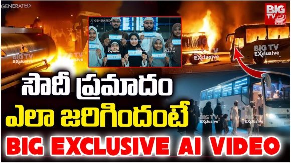 Saudi Bus Accident AI Video: బస్సు ప్రమాదంలో 42 మంది మృతి.. ఎలా జరిగిందంటే..