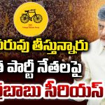 CM Chandra Babu: పార్టీ పరువు తీస్తున్నారు.. సొంత పార్టీ నేతలపై చంద్రబాబు సీరియస్