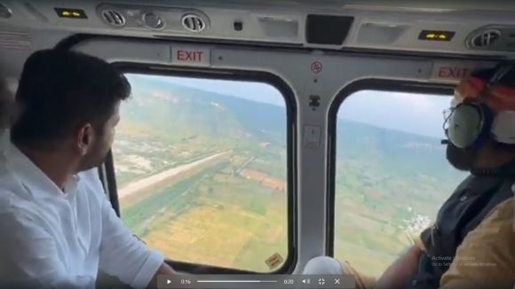 Telangana News: ఎస్ఎల్బీసీ టన్నెల్ సర్వే.. హెలికాఫ్టర్ నుంచి ప్రత్యక్షంగా తిలకించిన  సీఎం రేవంత్-మంత్రులు ఉత్తమ్, కోమటిరెడ్డి