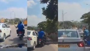 Argument In Bengaluru: బెంగళూరులో వాగ్వాదం తర్వాత ఉద్దేశపూర్వకంగా బైక్‌ను ఢీకొట్టిన క్యాబ్ డ్రైవర్.. వీడియో వైరల్