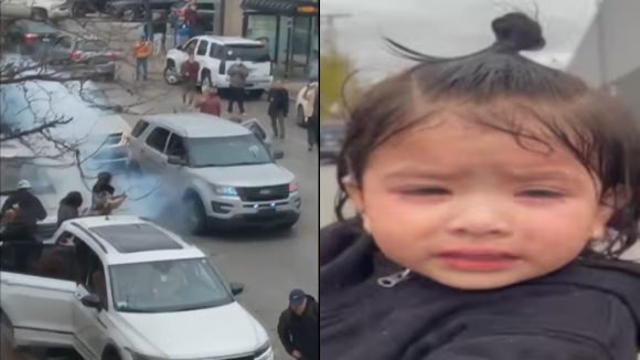 Chicago Clashes: ట్రంప్ ఇమ్మిగ్రేషన్ పాలసీపై నిరసనలు.. చికాగోలో చిన్నారిపై పెప్పర్ స్ప్రే కొట్టిన పోలీసులు