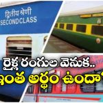 Train Coaches: రైలు కోచ్ లకు బ్లూ, రెడ్, గ్రీన్, బ్రౌన్ కలర్స్.. ఒక్కో రంగు వెనుకున్న అర్థం ఏంటో తెలుసా?