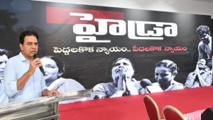 KTR On Hydra: పేద‌వాడి ఇంటి మీదకు బుల్డోజ‌ర్.. హైడ్రా పేరుతో అరాచకాలు: కేటీఆర్