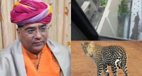 Leopard in Jaipur: రాజస్థాన్ మంత్రి ఇంట్లోకి చొరబడ్డ చిరుత.. తీవ్ర భయాందోళనలో మంత్రి కుటుంబం!