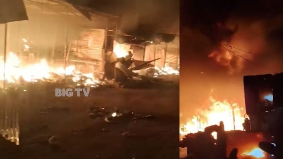 Kondagattu Fire: కొండగట్టు స్టేజీ వద్ద భారీ అగ్నిప్రమాదం, మంటల్లో 30 షాపులు, భారీగా ఆస్తి నష్టం